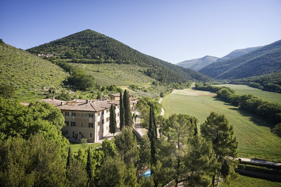 Historische Villa Paradiso mit privatem Pool bei Spoleto in Italien